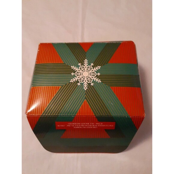 Vtg Avon Snow Fantasy Jewel Tone Christmas Ornament Mandolin 1984 NOS - Picture 4 of 6